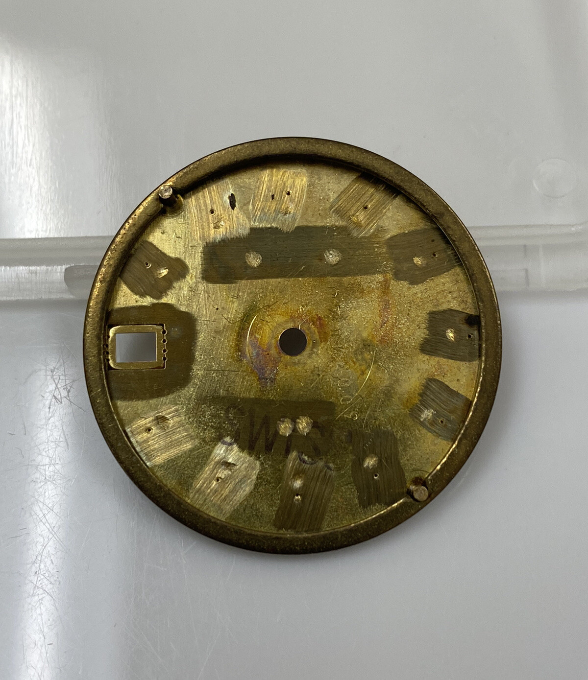 Original Vintage Bulova Accutron Caliber 218 29.5mm Marble Dial
