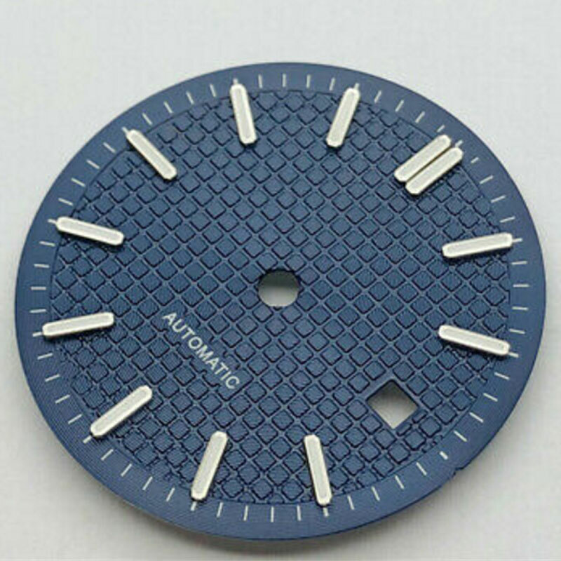 31mm Blue Grid Dial Fit Miyota8215 8205 821A DG2813 ETA2824 2836 Movement