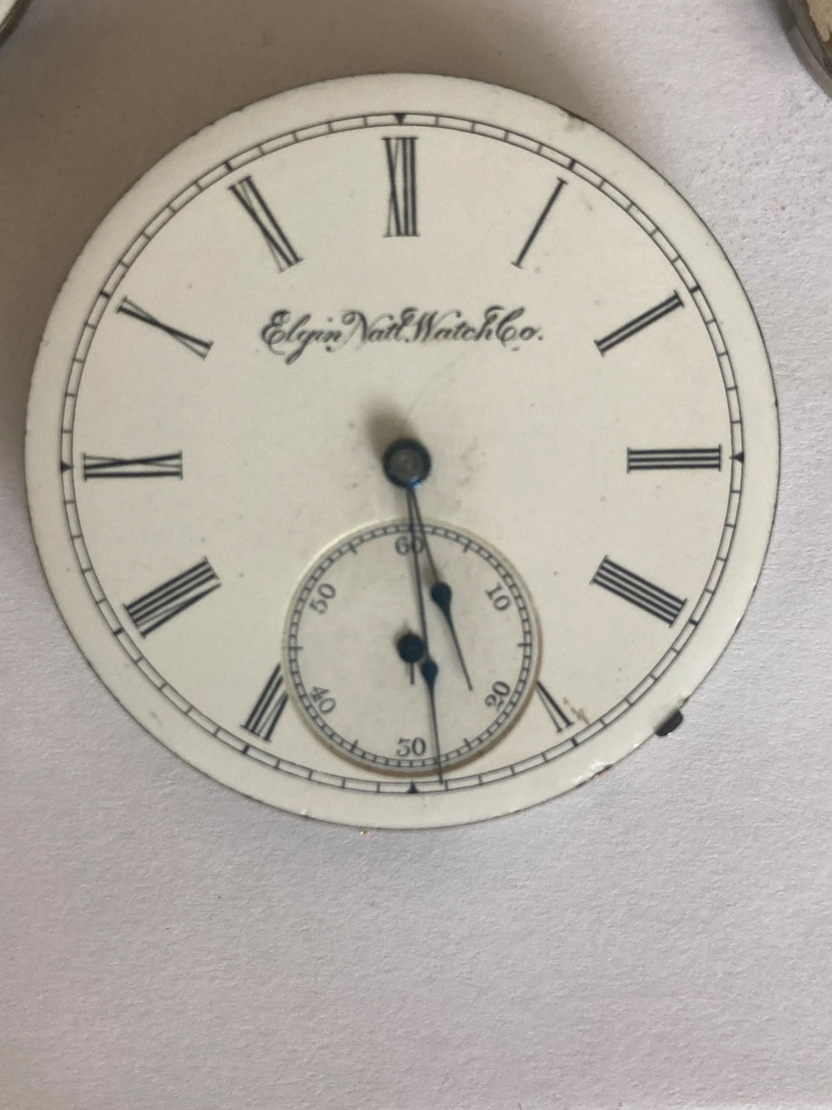 Mixed Watch Movement/Dial Repair or Parts Only Lot Ingraham/Elgin