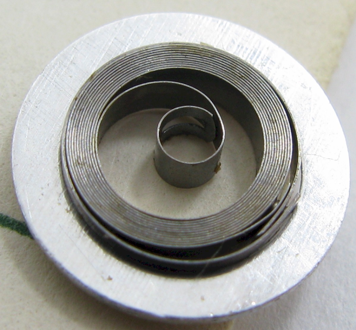 AS Watch 913 1171 1261 Helbros 62 mainspring #771 with its bridle * white alloy