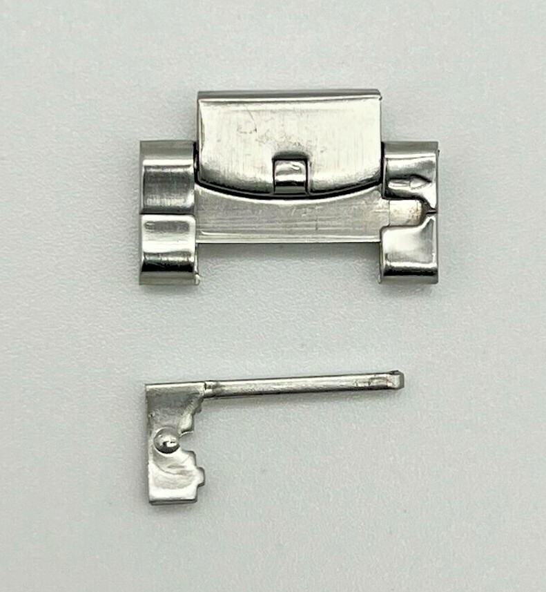 Men’s TIMEX Expedition Silver Tone Stainless Steel Watch Band Link w/ Pin T46861