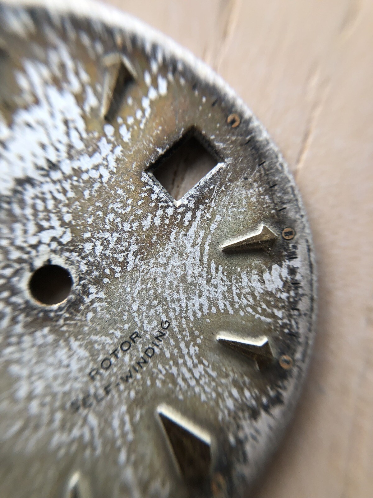 VINTAGE ROLEX TUDOR FINGERPRINT TROPICAL DIAL ALL WRITING for OP DATE 34 Cal 395