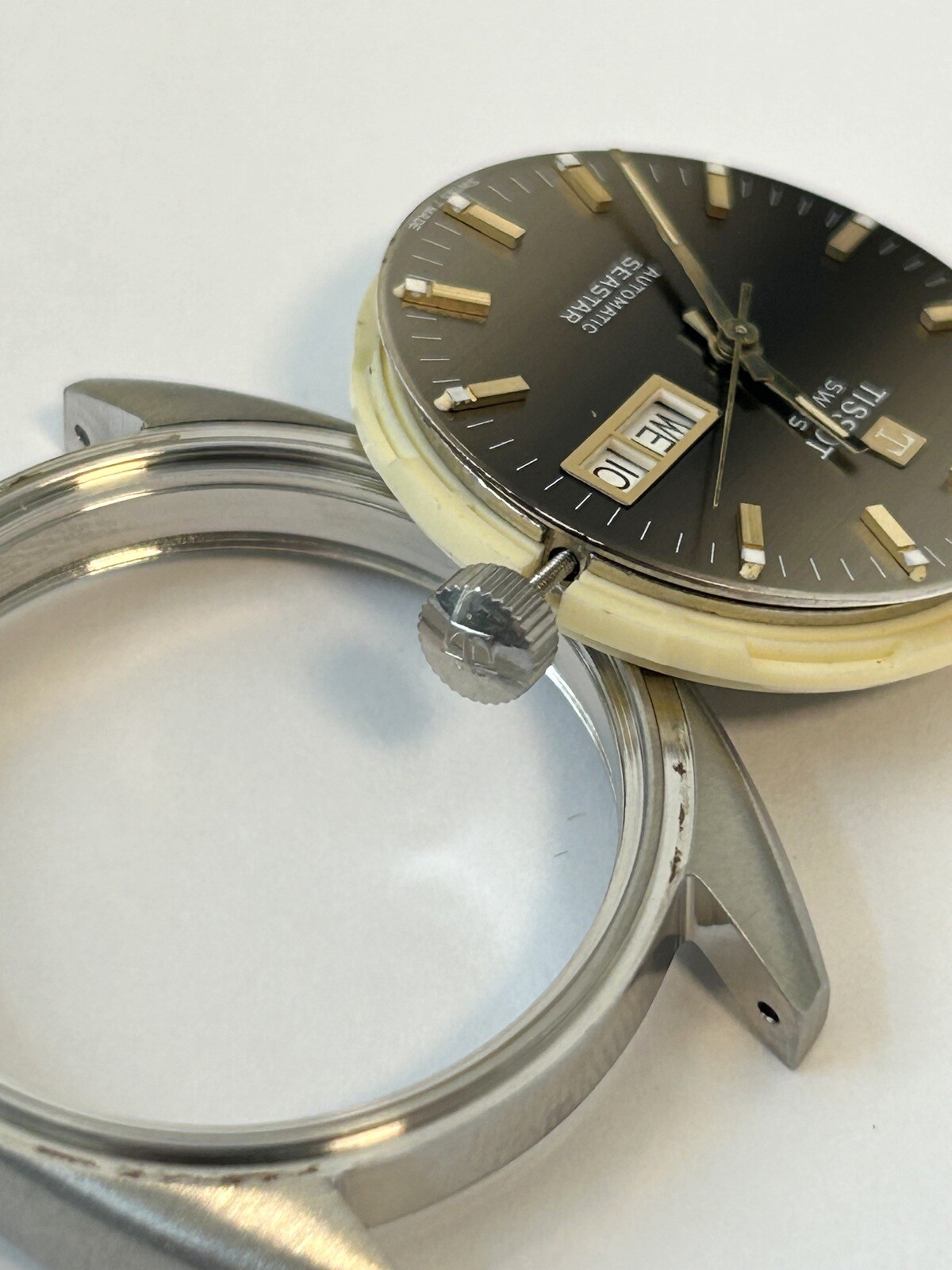 Tissot Seastar Cal 796 case ref 46660-2 for parts watch dial hands crown