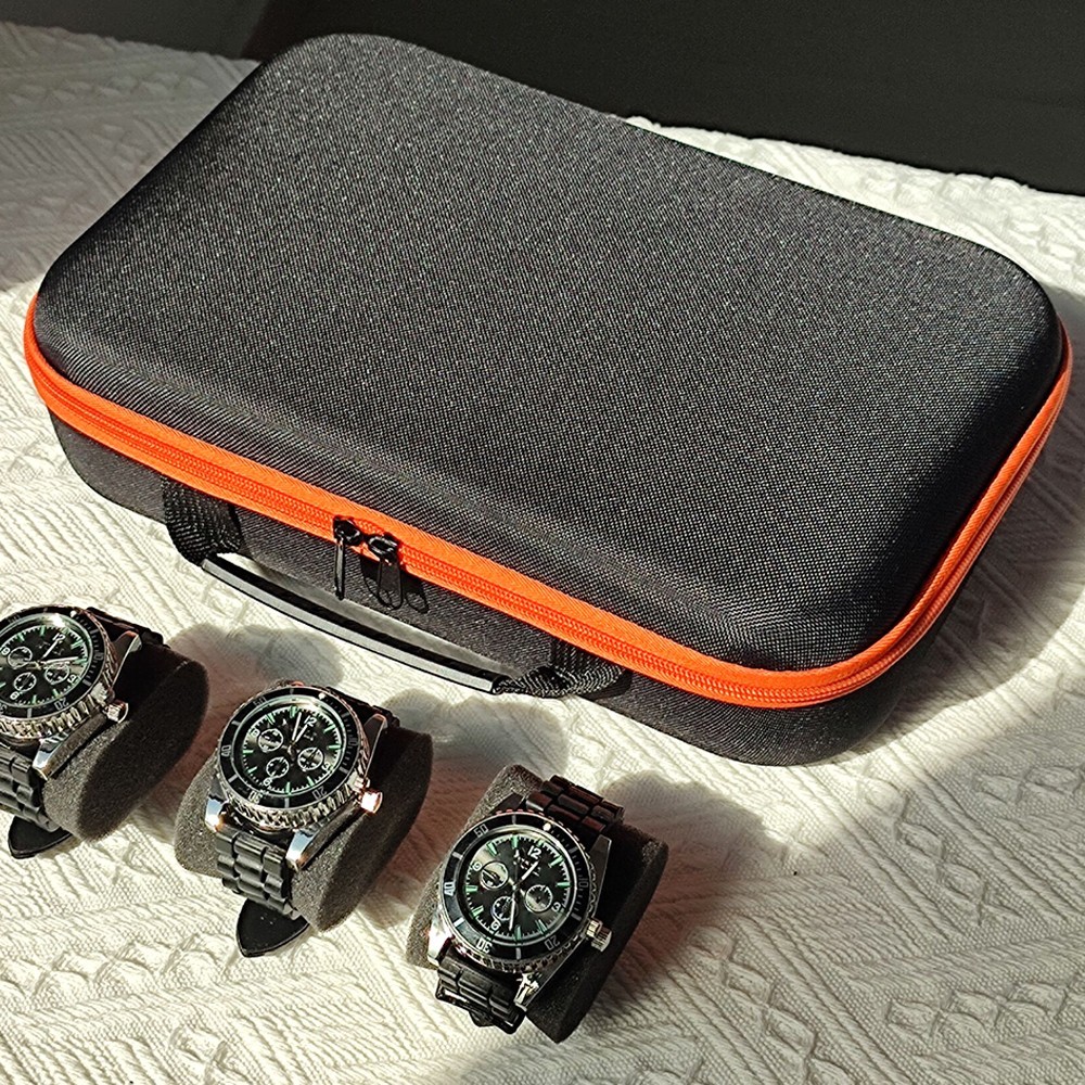 Travel Watch Bag 8Slot Wristwatch Case Waterproof Bags EVA Storage Bag Men Gift