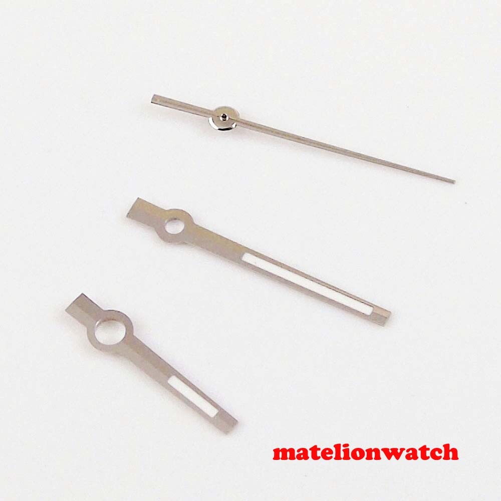 Classic Watches Hands Parts Fit For Miyota 8215 821A Movement Silver Golden
