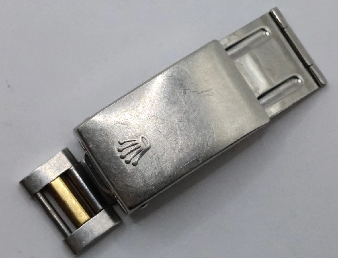 Rolex 78353-H18 Clasp 19mm Stainless Steel & Yellow Gold for 34mm watches #617