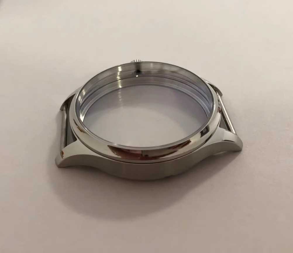 Case 40mm version screw-in pilot 316L fine steel for ETA6497/6498movement handle
