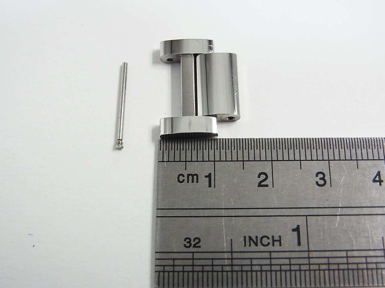 Cartier Tank Must 19mm 4323 WSTA0052 LM Genuine SS Link Watch Band Parts Mint (b