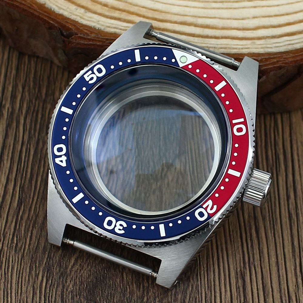 40mm 62MAS Mod Stainless Watch Case Sapphire For Seiko NH34 NH35 NH36 NH38