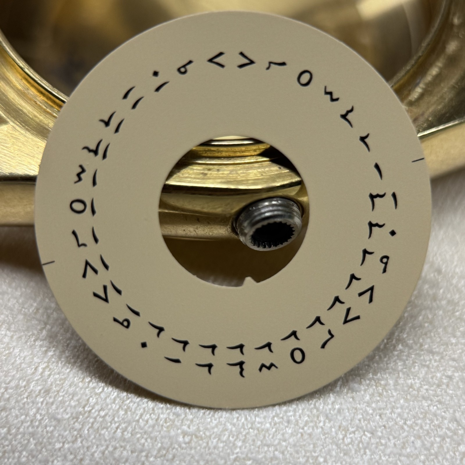 ARABIC CALENDAR DISCS FOR ROLEX PRESIDENT DAY DATE 1556 1807 1802 1803 CHAMPAGNE