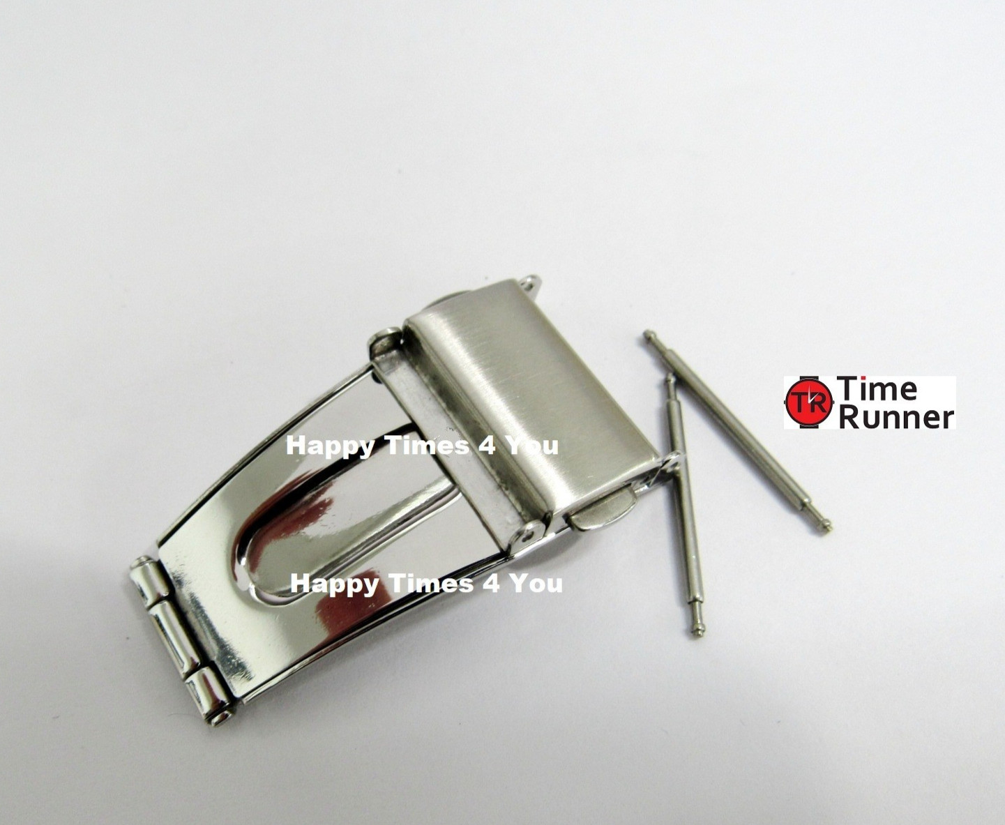 16.8mm Seiko Titanium Mens Watch Clasp Stainless Replacement