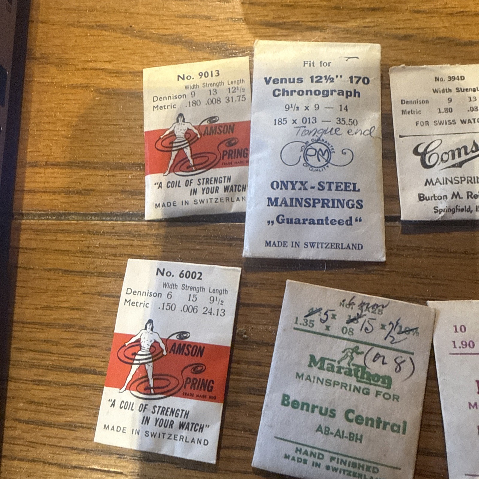 Vintage Mainspring Lot 18