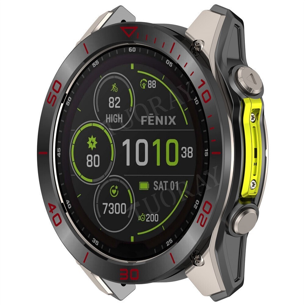 Bezel Frame Ring Metal Watch Case Cover Bumper For Garmin Fenix 8 43mm 47mm 51mm