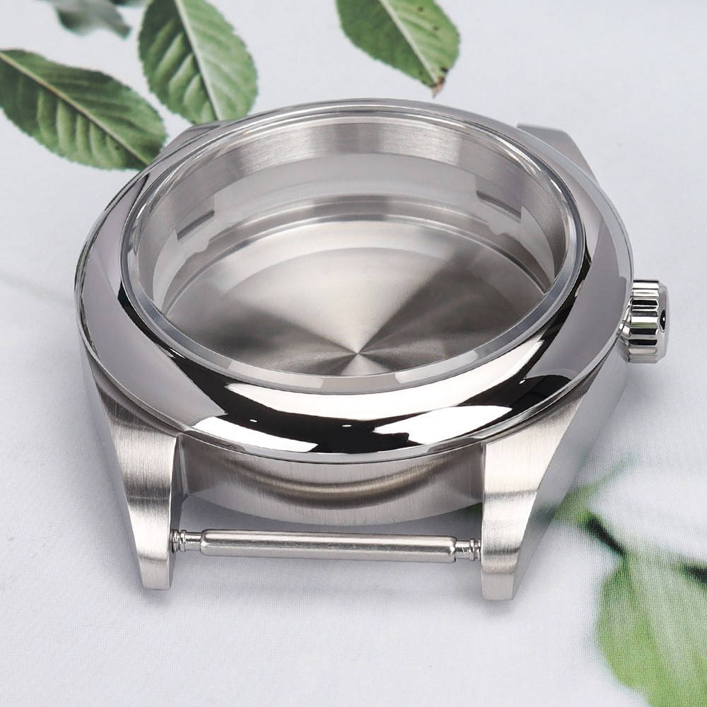 Oyster Perpetual Watch Cases 36mm/39mm Sapphire Domed Bezel For Seiko NH35 NH36