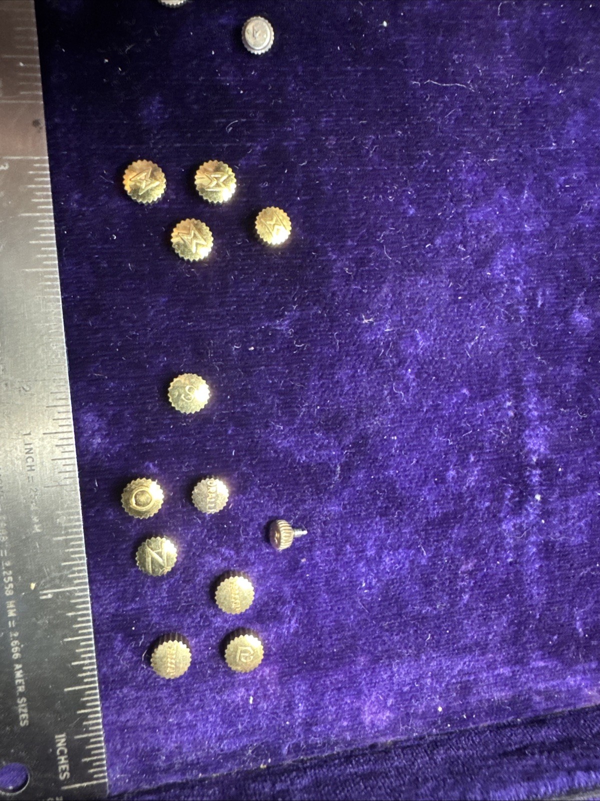 Vintage Watch Crowns Various Styles Branded