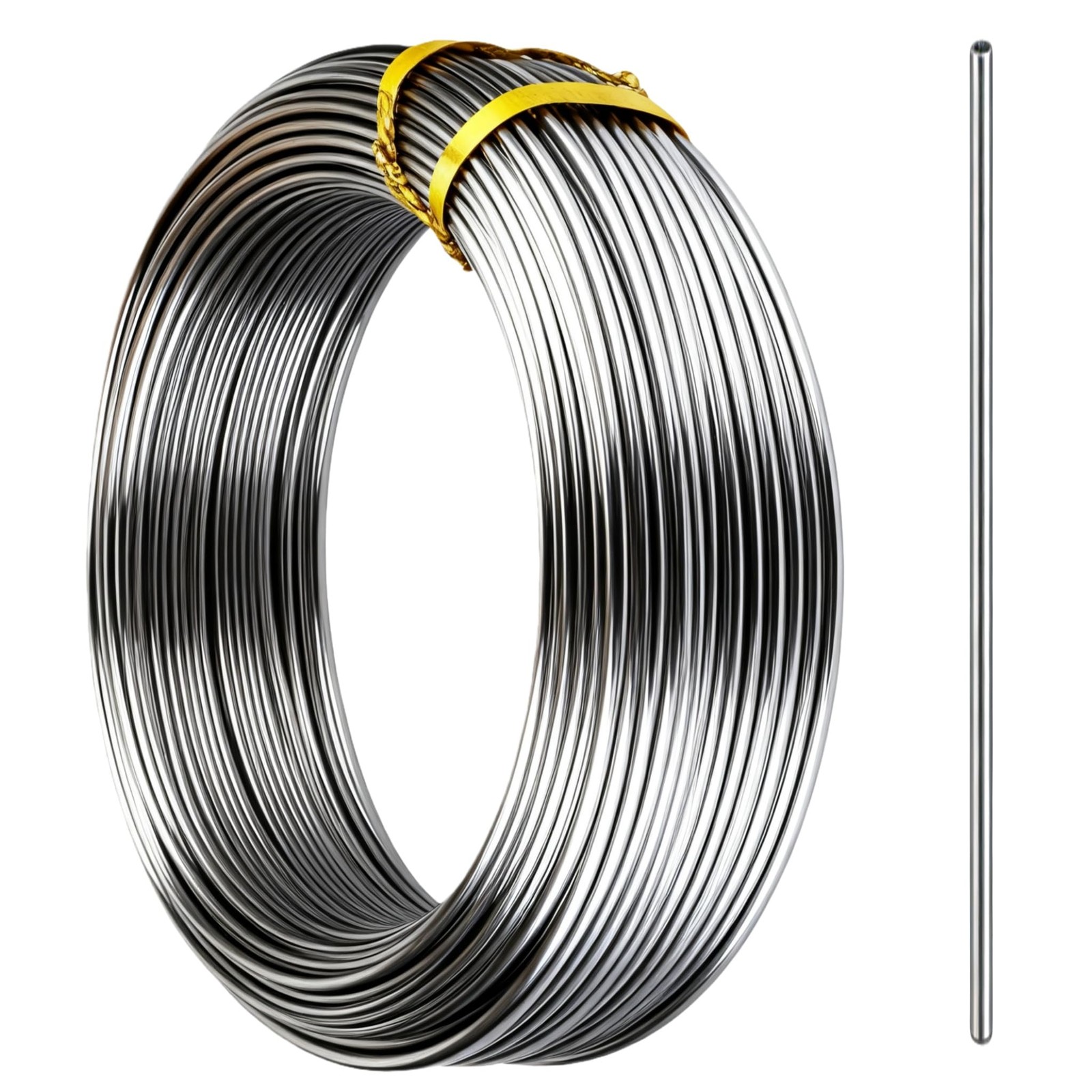 10 Gauge 304 Stainless Steel Wire 39 FT – 2.6mm Thick Rust-Resistant Heavy Du