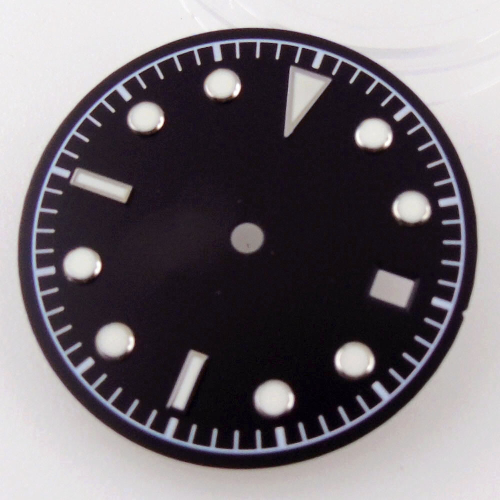 30.5mm Green Lume Watch Dial Fit For NH35/NH35A Miyota 8215 821A ETA 2824 2836 D