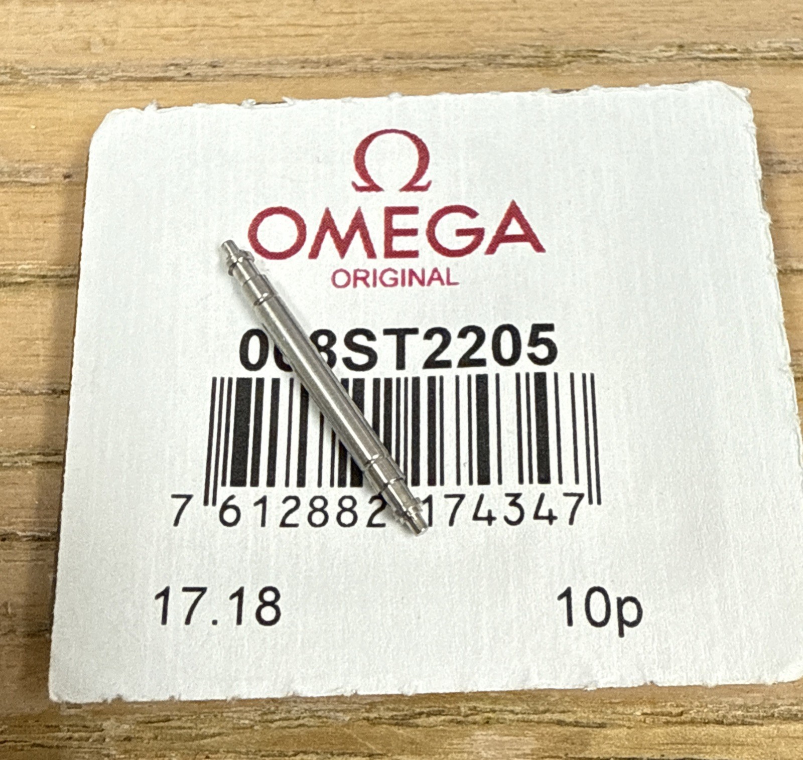 Genuine Omega Spring Bars 068ST2205 18 Mmx1.8 Price For 2 Pieces