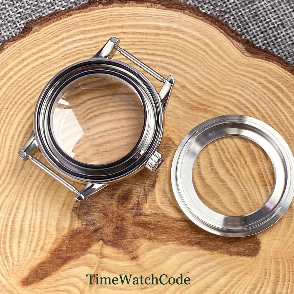 316L Watch Case for NH35 NH38 ETA2824 PT5000 10ATM Domed Sapphire Crystal 40mm
