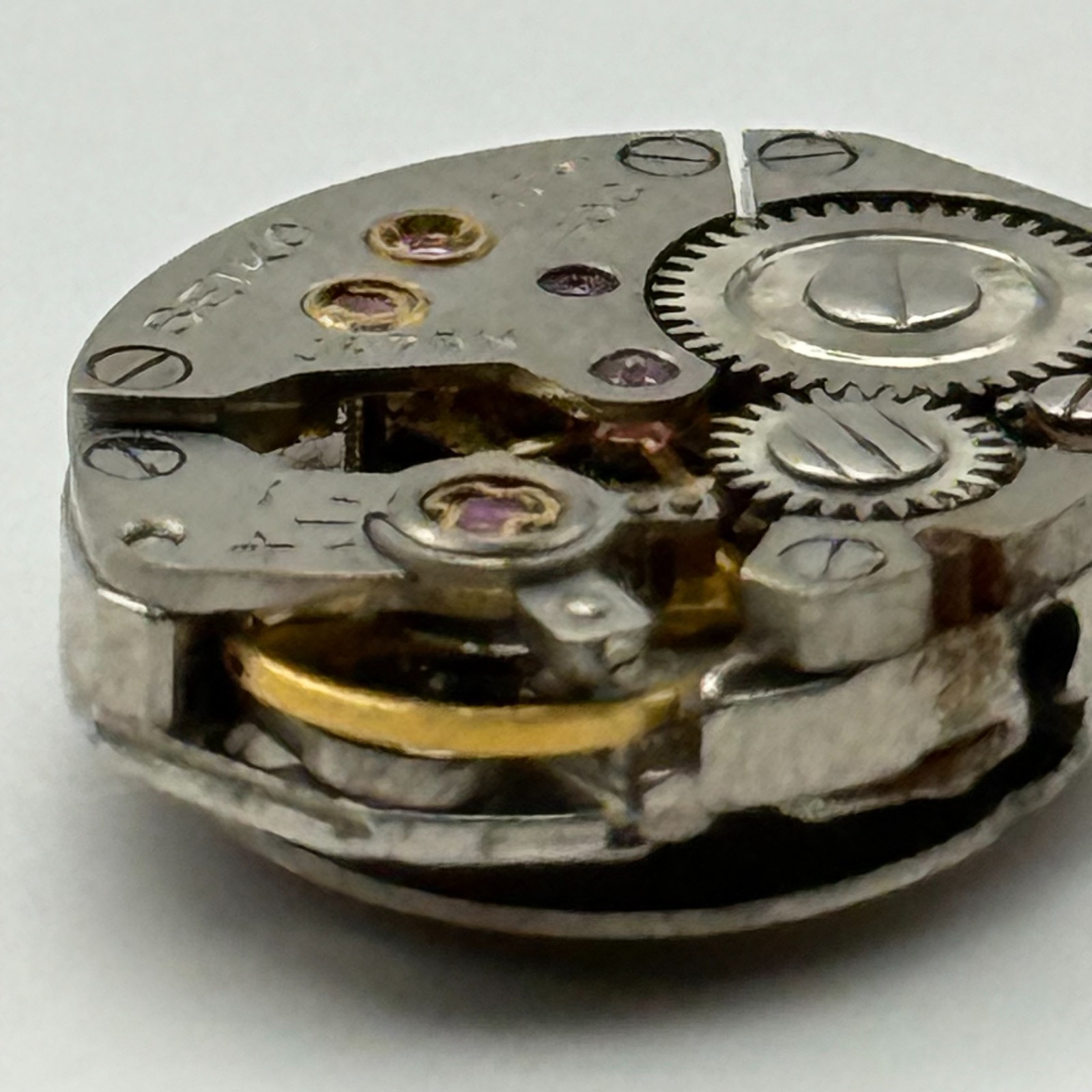 Seiko 10C Watch Movement Diashock Japan 17 Jewels Manual Wind Parts Repair 13mm