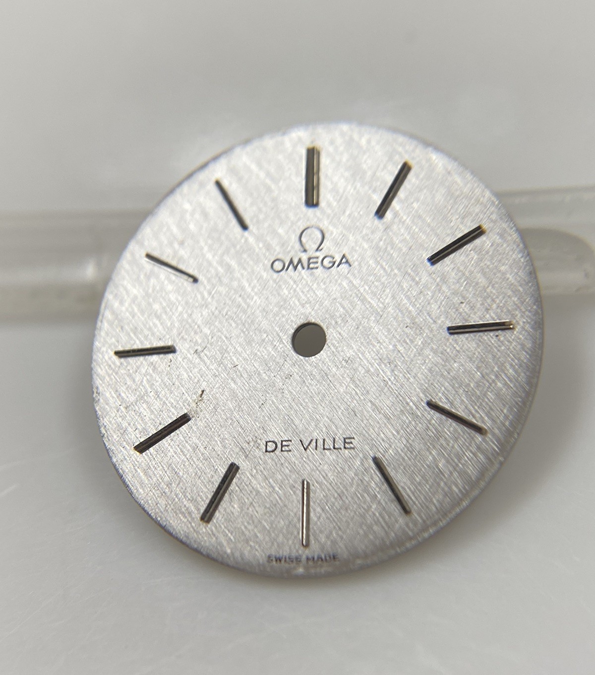 Original Vintage Omega De Ville Caliber 625 Silver Linen 20.8mm Dial