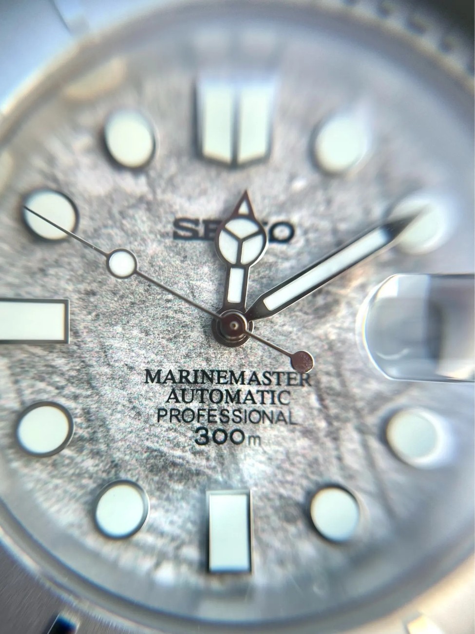 Silver Watch Hands Green Blue Luminous For NH35-34 NH35A NH36 7S36 4R36 Movement