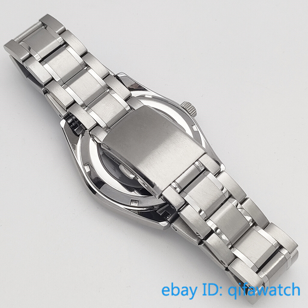 40mm NH35 case silver watch case sapphire glass Fit NH34 NH35 NH36 movement