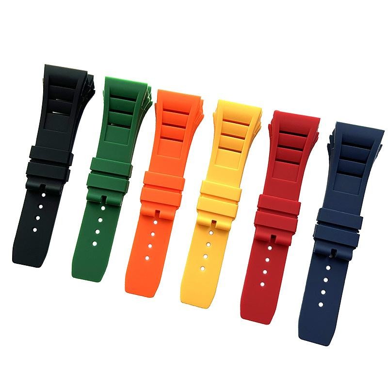 Rubber Watchband for Richard Mille Strap for Rm011 Mille Bracelet Watch Band