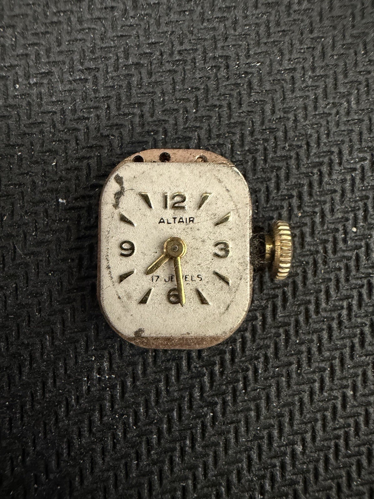 Vintage Altair 17 Jewels Ladies Watch Movement Swiss For Parts Repair