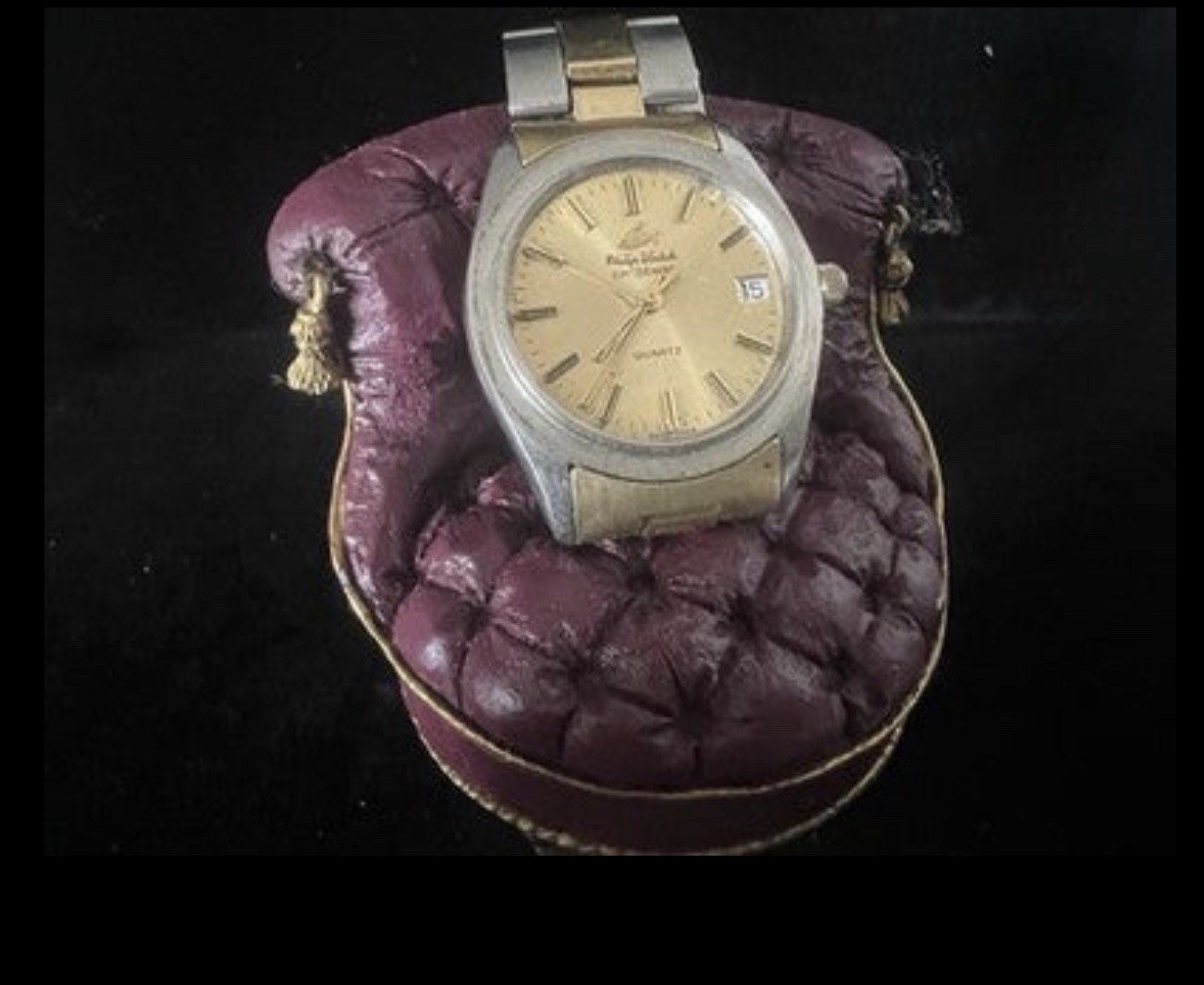Philip Watch Movement Caribbean Quartz Swiss Watch for Vintage Parts