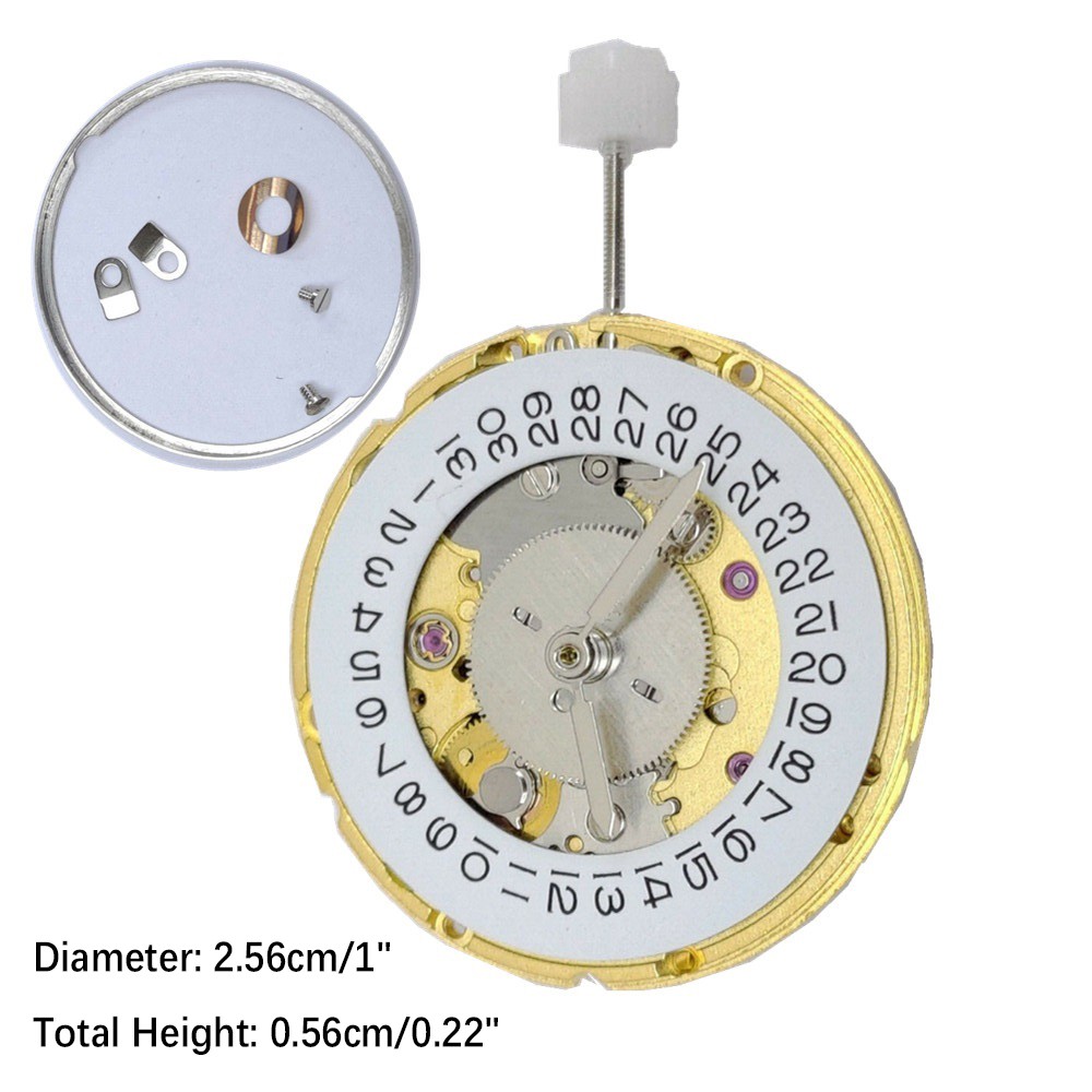Gold Automatic Mechanical Watch Movement 4 Hands For ETA 2836-2 GMT Accessories;