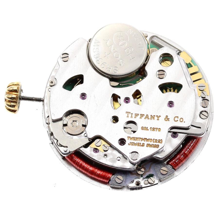 TIFFANY&Co. Genuine Movement Cal.1270 Quartz Mens Wrist Watch Parts White Color