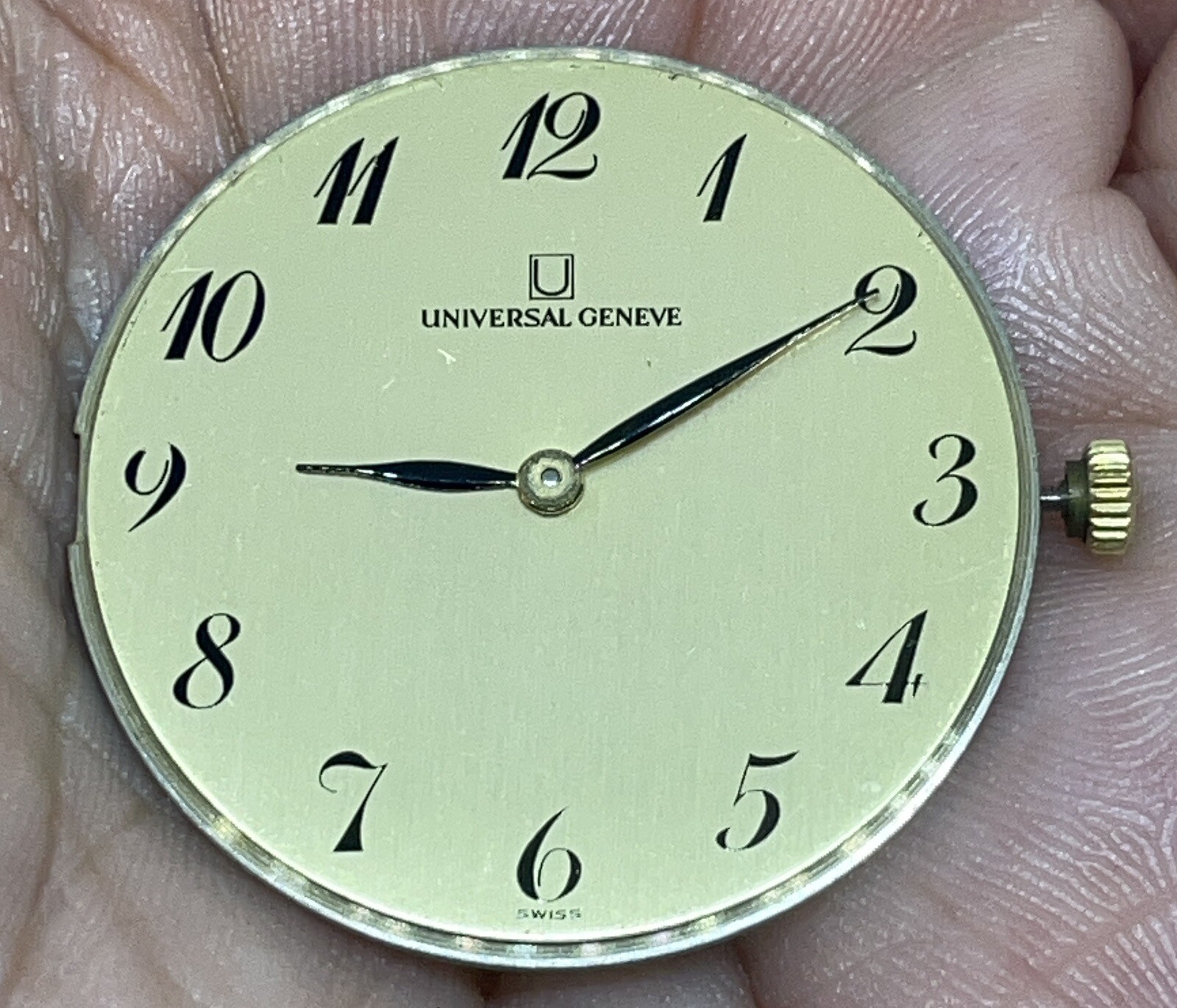 UNIVERSAL GENEVE MOVEMENT 17 Jewels Swiss Runs
