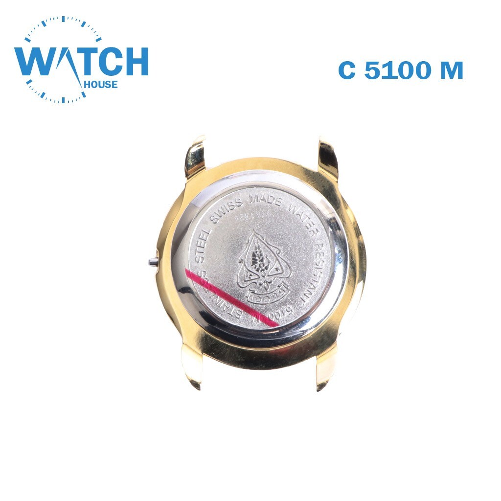 C5100M Gucci Swiss Made Watch Case, Gold Plated, For Gucci Watch 5100 M.