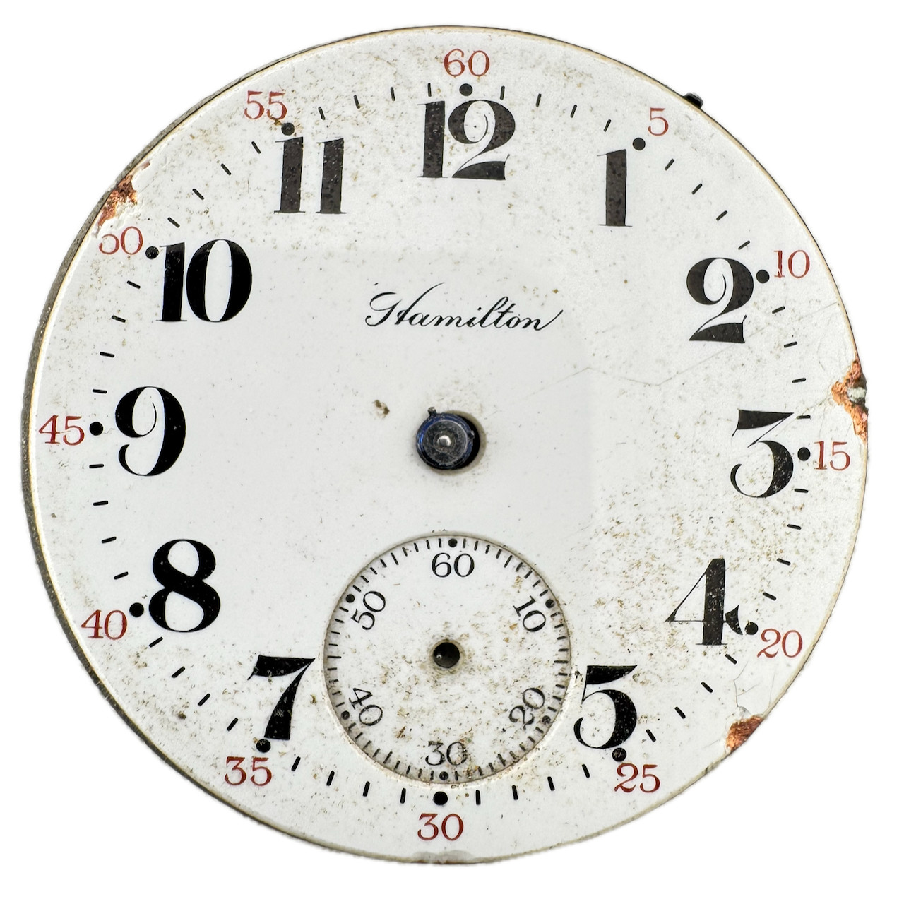 Vintage 16s 1915 Hamilton 17J Mechanical Open Face Pocket Watch Movement 974 USA