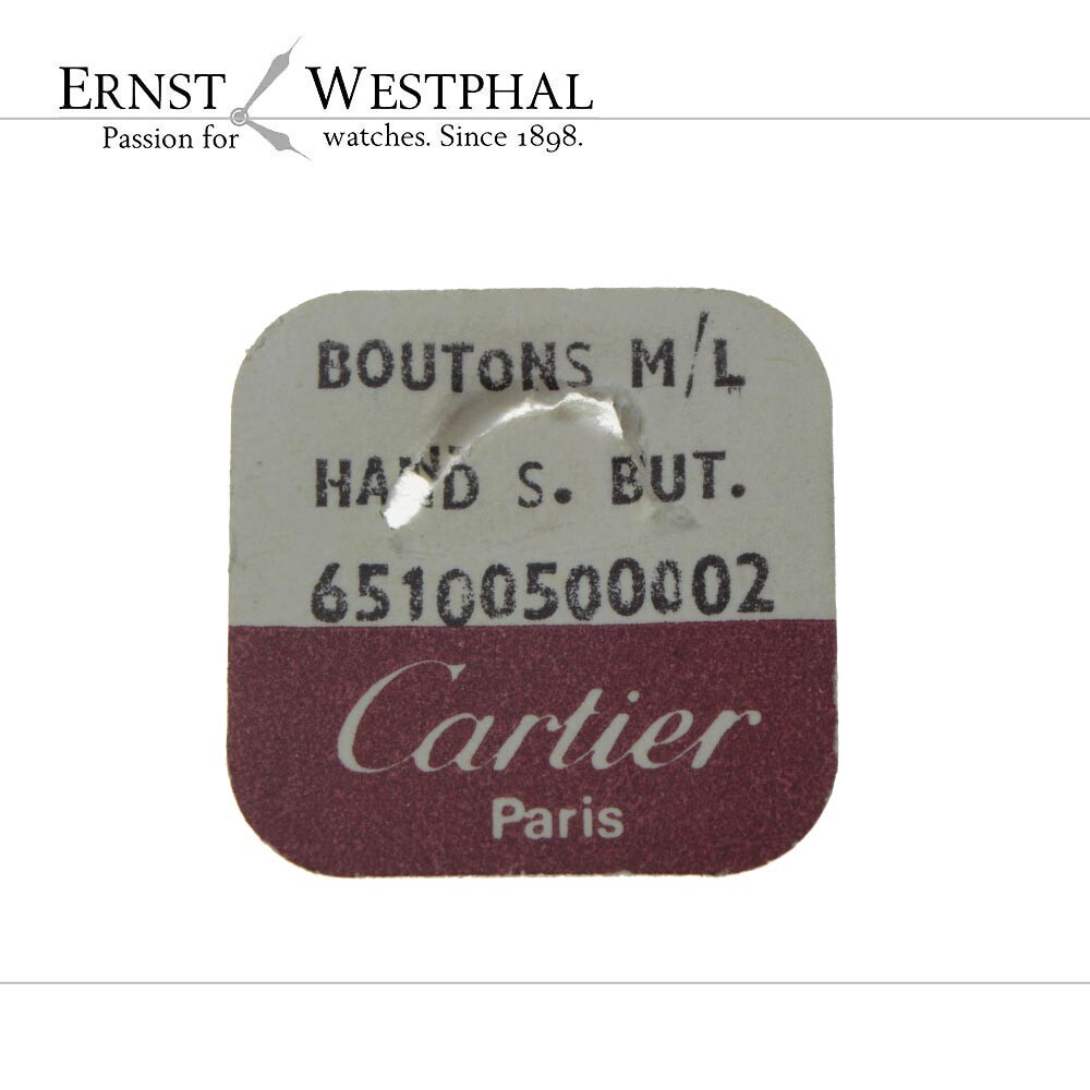 Genuine CARTIER pusher 65100500002 with blue gemstone