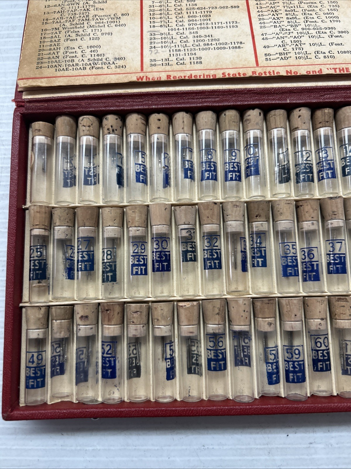 Bestfit Swiss Stem Assortment 9c2 NOS