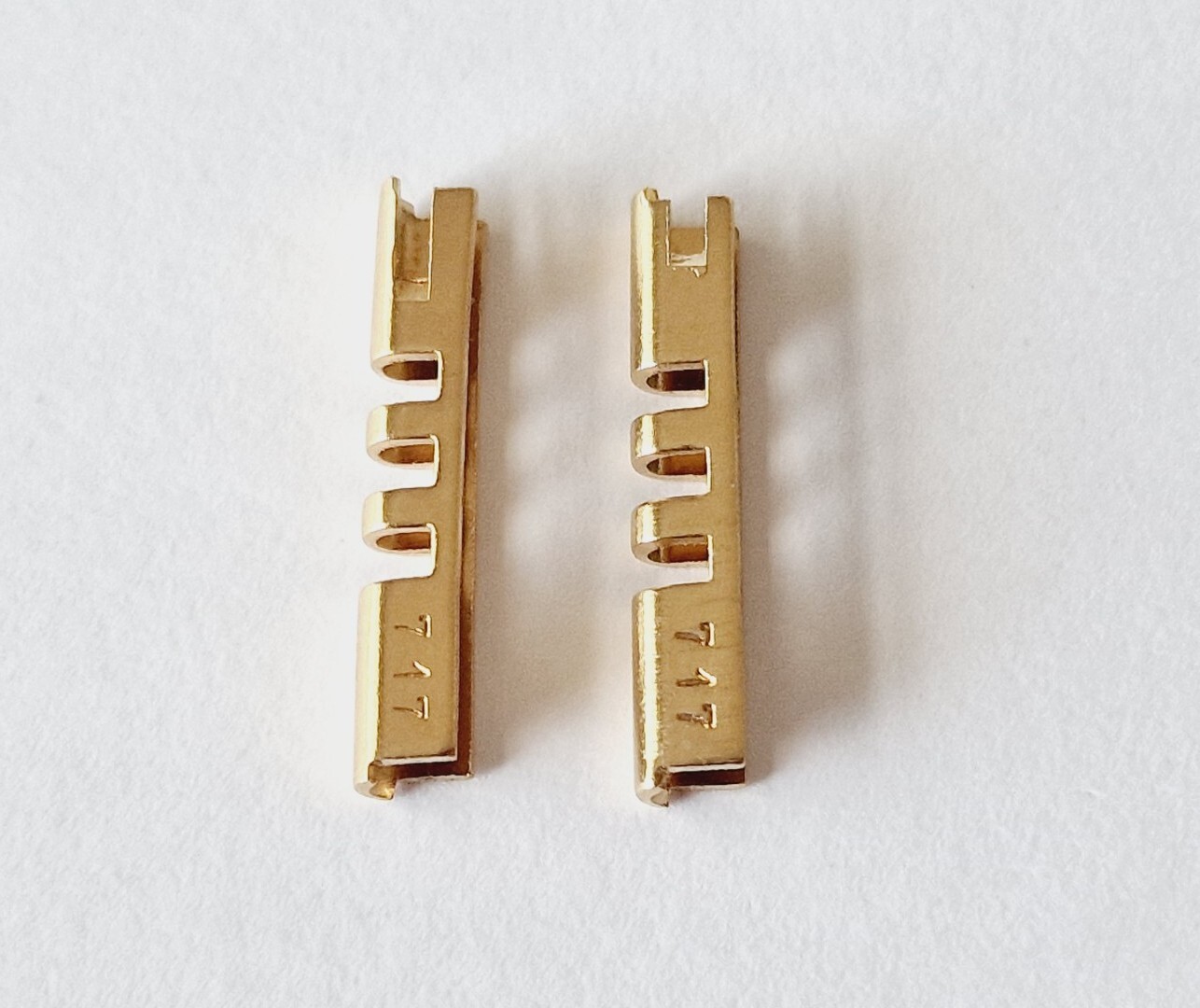 Omega Bracelet End Piece/Link Gilt Reference 717 Genuine (x2)