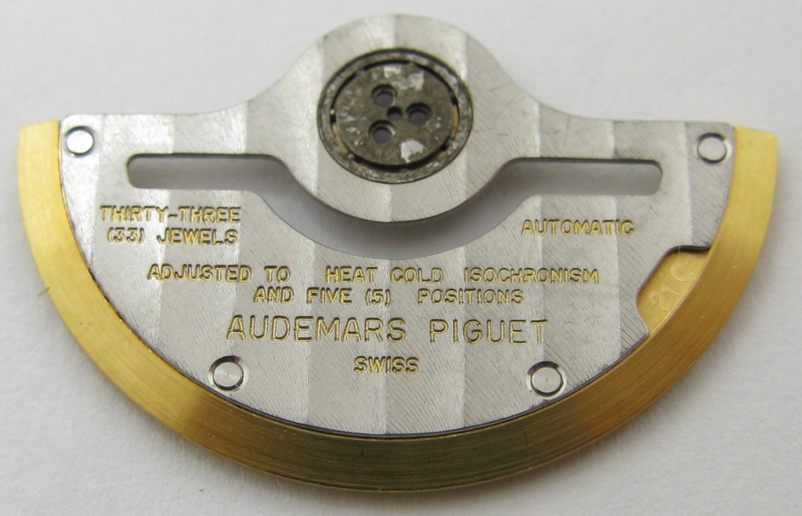 Audemars Piguet caliber ? movement Part: damaged oscilating weight 33 j.