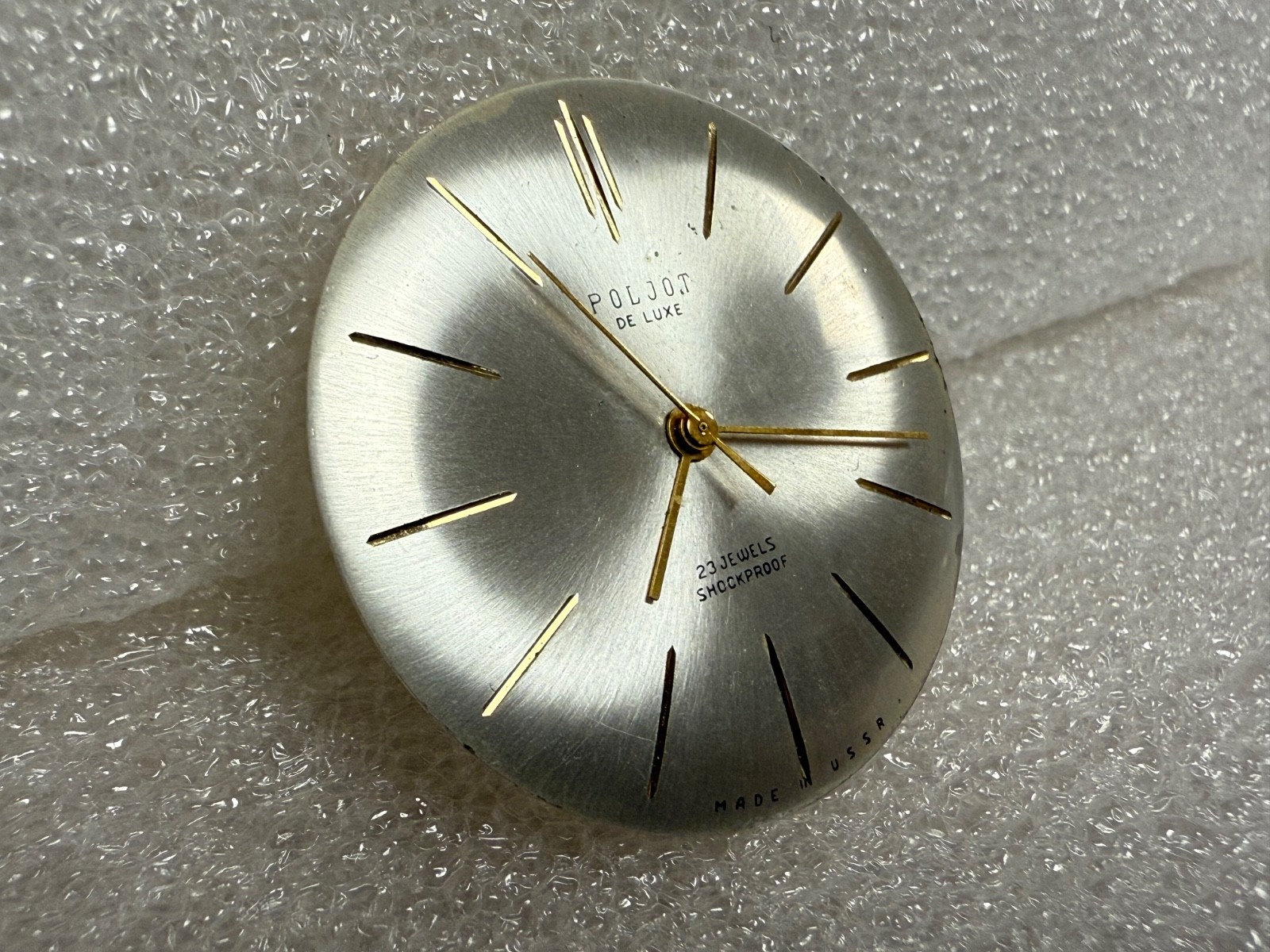 USSR POLJOT de LUXE movement 2209 caliber Gold Plated watch mechanism. FOR PARTS