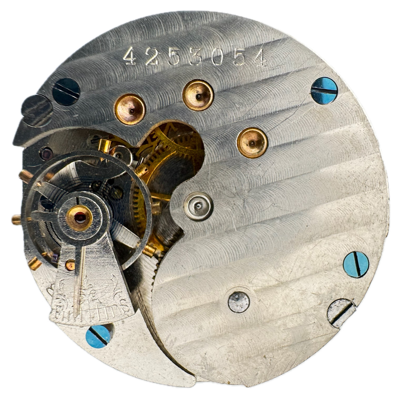 Antique 6s R.E. Chalmers & Co. New York Standard Pocket Watch Movement 148 USA