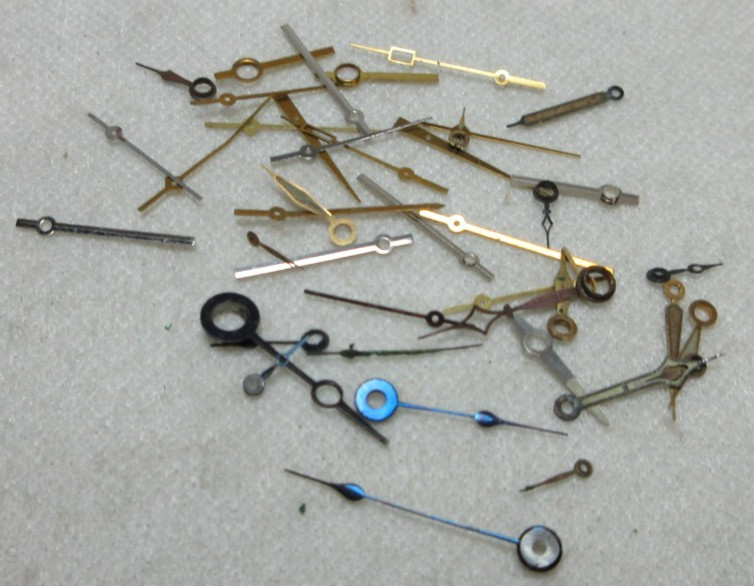 LOT OF 40 WATCH HANDS WATCHMAKER PARTS ASSORTED LOT POCKET / WRIST WATCH