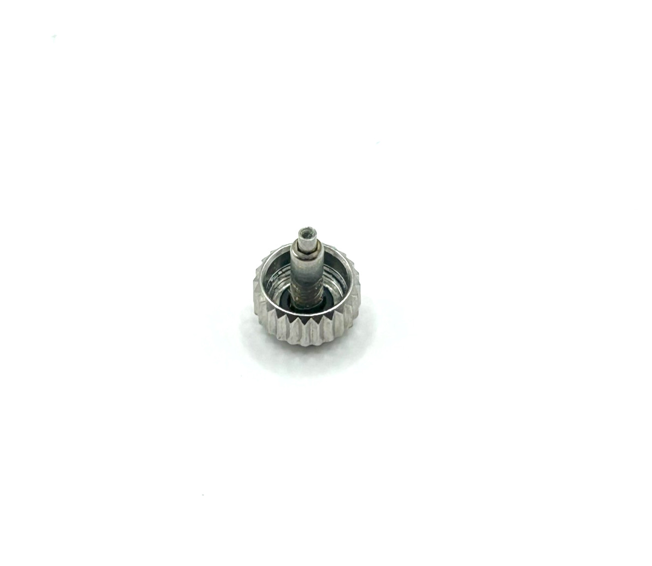 Genuine Rolex 7mm Stainless Crown 24-704-0. Fantastic Condition! #91252