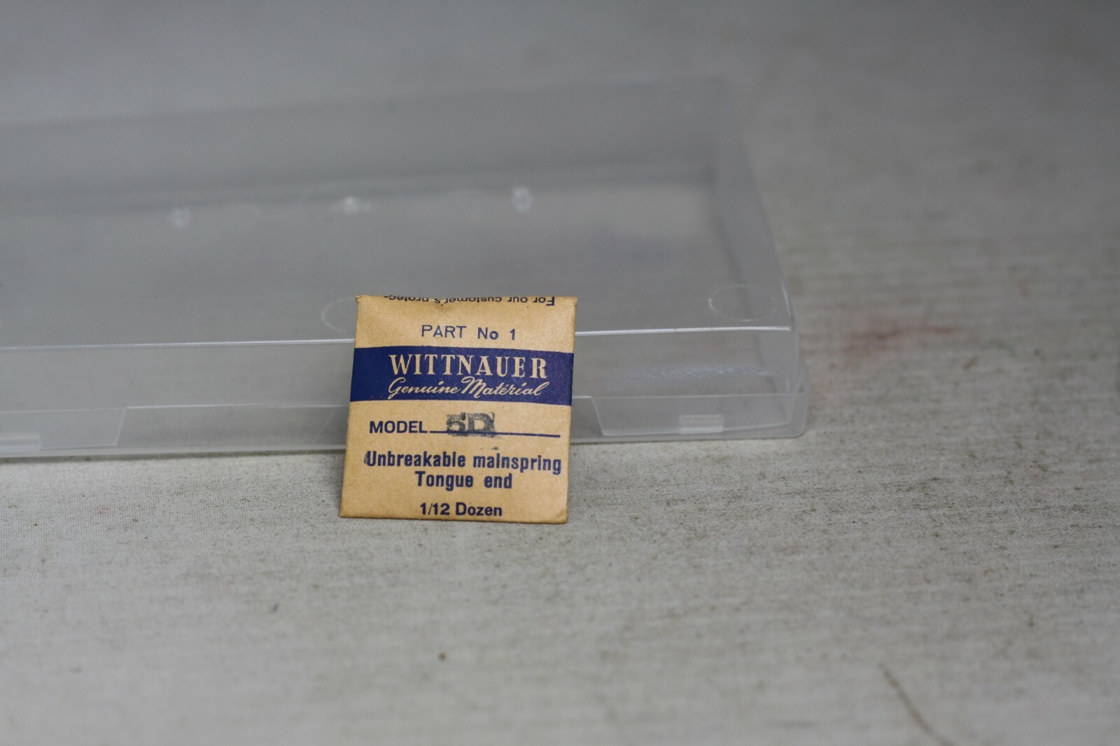 Wittnauer Factory Mainspring for caliber 5D – 27C