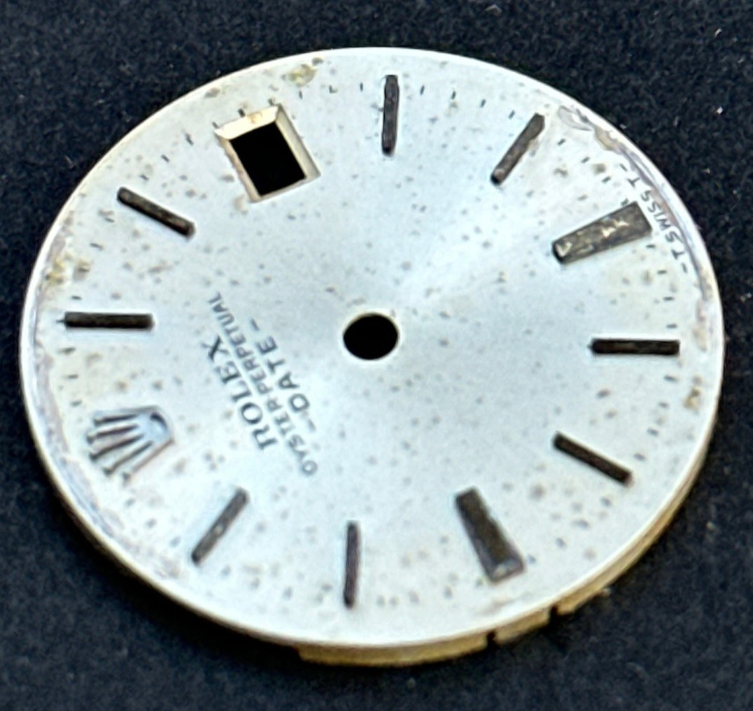 Vintage Rolex Oyster Perpertual Date Watch Dial For 26mm Case 6517 6519 6917