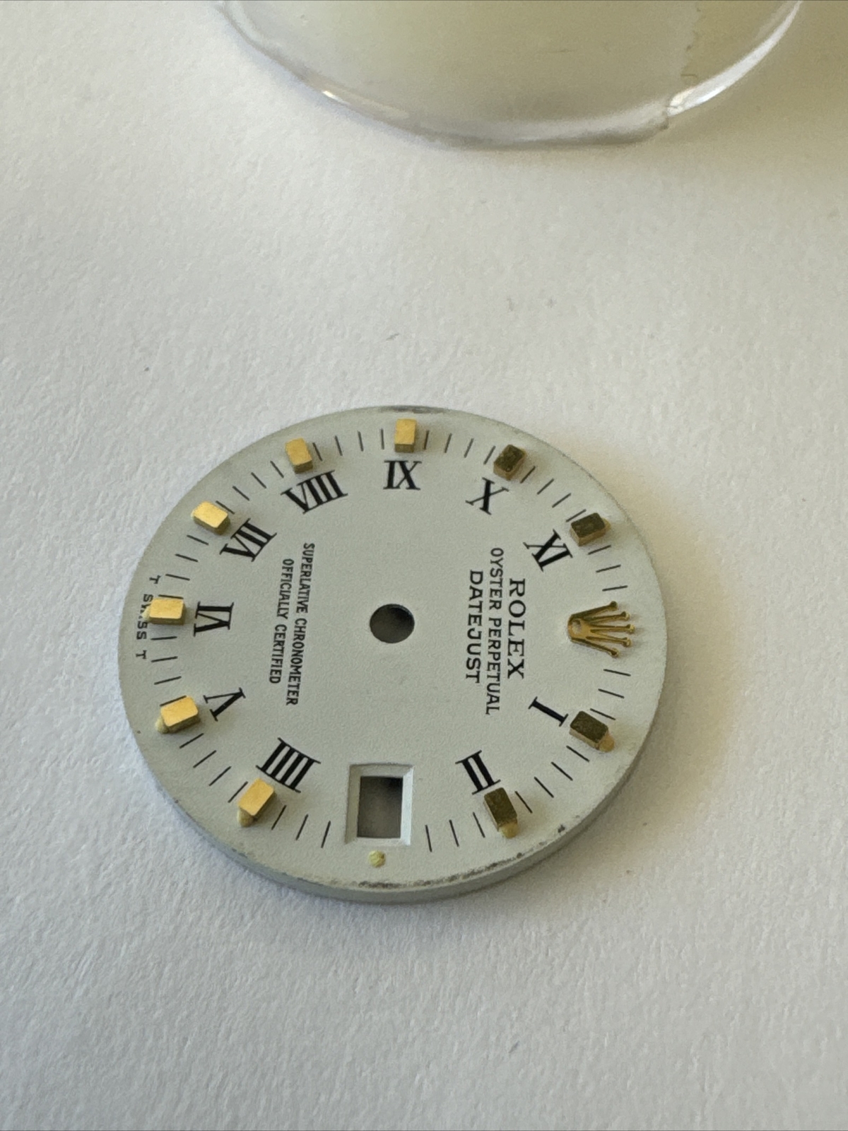 Vintage Genuine Ladies Rolex Datejust White Dial For All 26mm Models Mint Roman