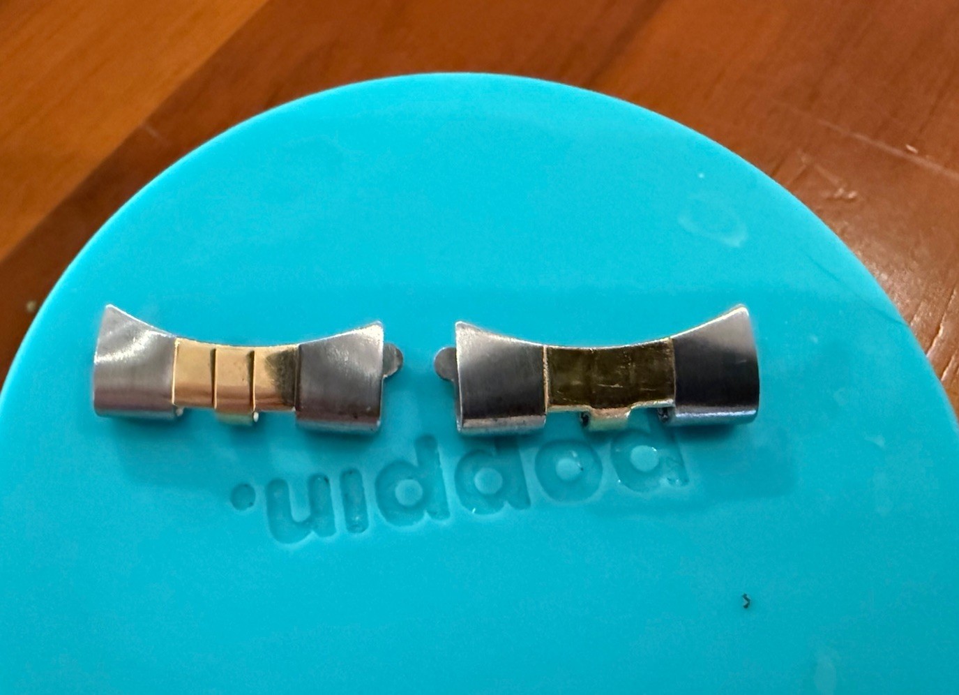 Rolex 450 end links Pair For 1675 16753 Watch 20mm Steel And Gold End Piece