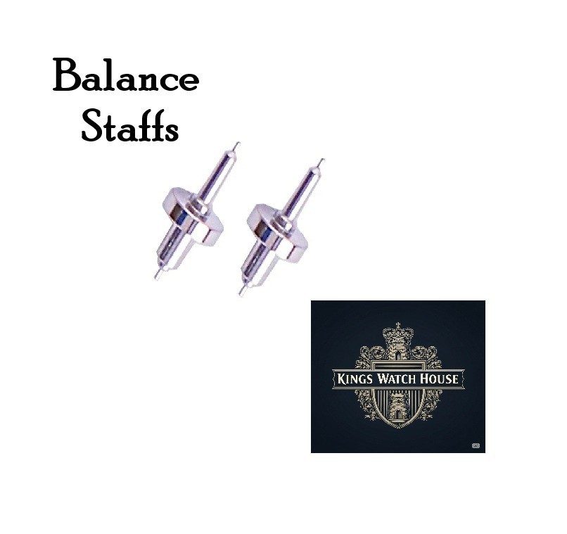 Bulova 6AM 6AH Balance Staff Swiss Made watch part #100/166 (2-PACK SEE FIT LIST