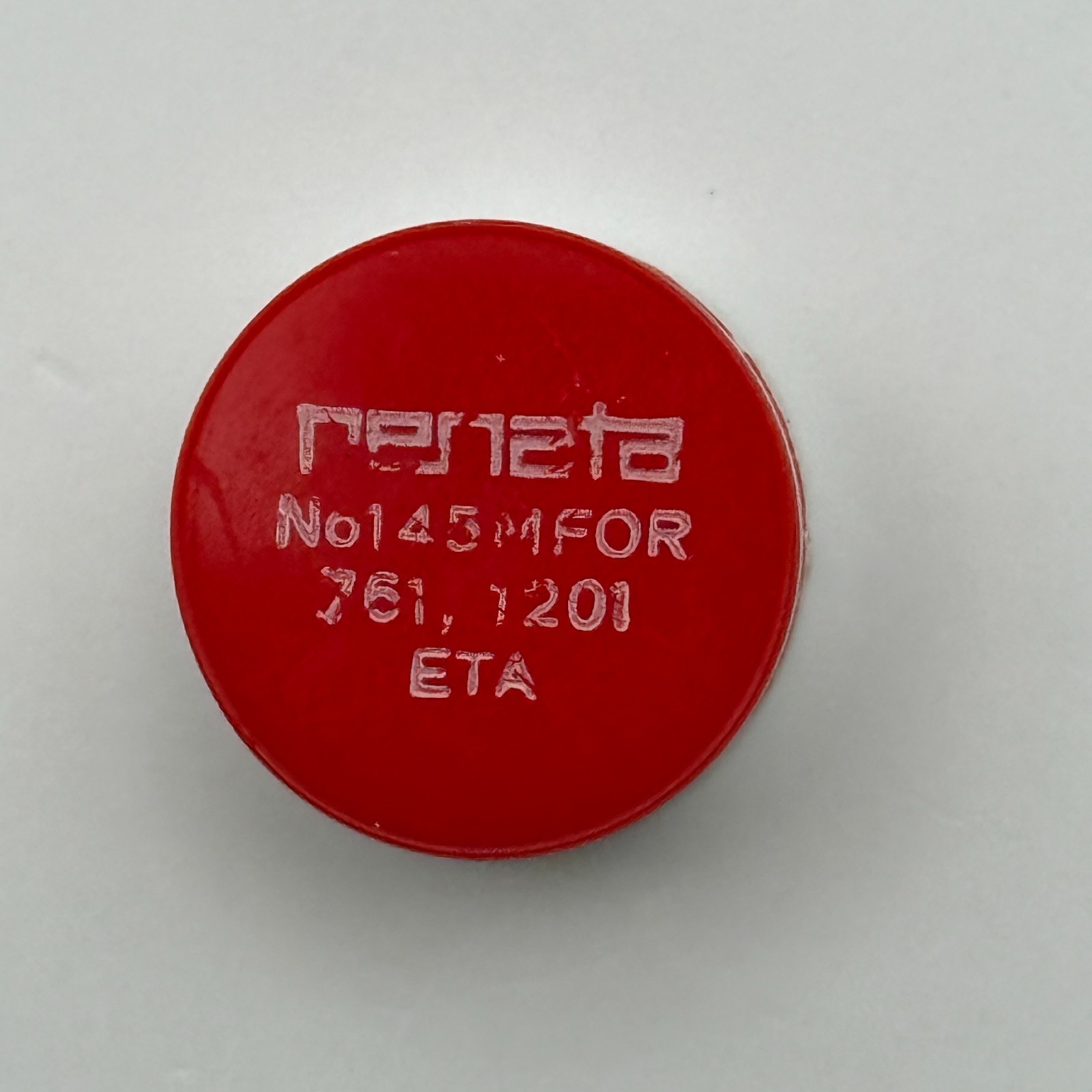 ETA 761 1201 Balance Wheel Complete And Spring Renata 145 M Watch Movement Parts