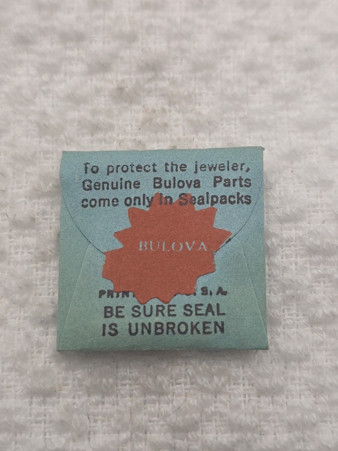 Bulova 1 Pair Hands Hour and Minute 10BCC #63-64 GRD 20 NOS